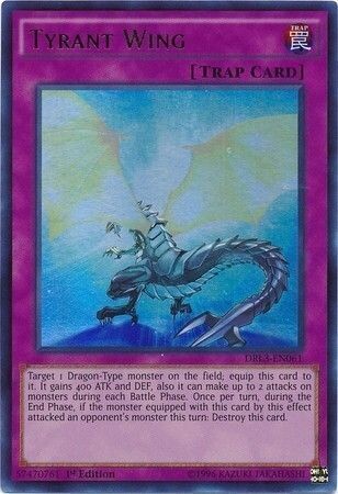 Tyrant Wing - DRL3-EN061 - Ultra Rare 1st Edition Dragons of Legend Unleashed 1st Edition Singles