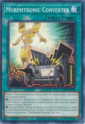 Morphtronic Converter - POTE-EN098 - Common 1st Edition Power of the Elements 1st Edition Singles