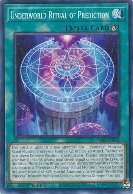 Underworld Ritual of Prediction - DABL-EN063 - Common 1st Edition Darkwing Blast 1st Edition Singles