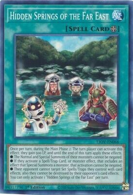 Hidden Springs of the Far East - LIOV-EN066 - Common 1st Edition Lightning Overdrive: LIOV 1st Edition Singles(español)