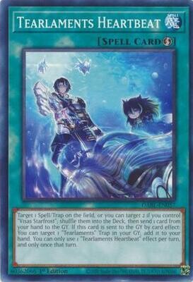Tearlaments Heartbeat - DABL-EN057 - Common 1st Edition Darkwing Blast 1st Edition Singles