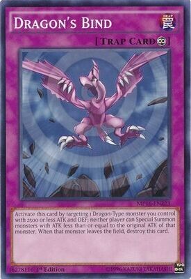 Dragon&#39;s Bind - MP16-EN223 - Common 1st Edition Yu-Gi-Oh! 2016 Mega-Tins 1st Edition Singles