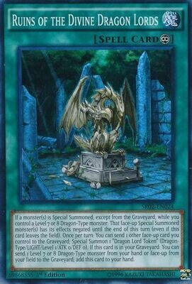Ruins of the Divine Dragon Lords - SR02-EN024 - Super Rare 1st Edition Structure Deck: Rise of the True Dragons 1st Edition Singles