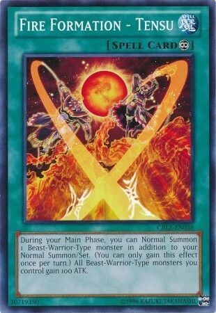 Fire Formation - Tensu - CBLZ-EN058 - Common Unlimited Cosmo Blazer Unlimited Singles