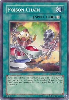 Poison Chain - CSOC-EN053 - Common Unlimited Crossroads of Chaos [CSOC] Unlimited Singles