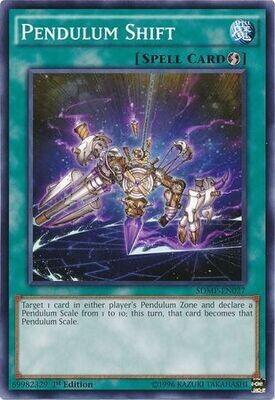 Pendulum Shift - SDMP-EN027 - Common 1st Edition
Structure Deck: Master of Pendulum Singles