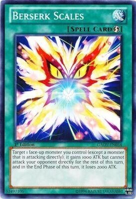 Berserk Scales - GAOV-EN054 - Common 1st Edition
Galactic Overlord 1st Edition Singles