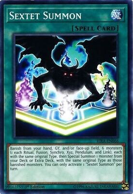 Sextet Summon - RIRA-EN066 - Common 1st Edition Rising Rampage [RIRA] 1st Edition Singles
