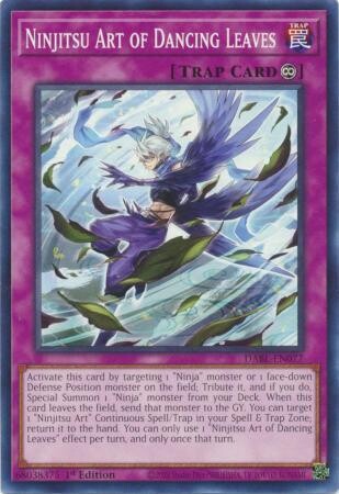 Ninjitsu Art of Dancing Leaves - DABL-EN077 - Common 1st Edition Darkwing Blast 1st Edition Singles