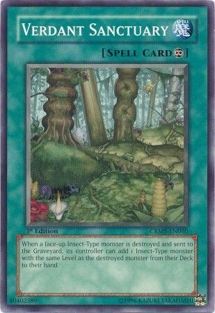Verdant Sanctuary - CRMS-EN060 - Common 1st Edition Crimson Crisis CRMS 1st Edition Singles