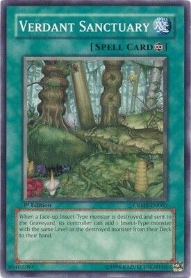 Verdant Sanctuary - CRMS-EN060 - Common 1st Edition Crimson Crisis CRMS 1st Edition Singles