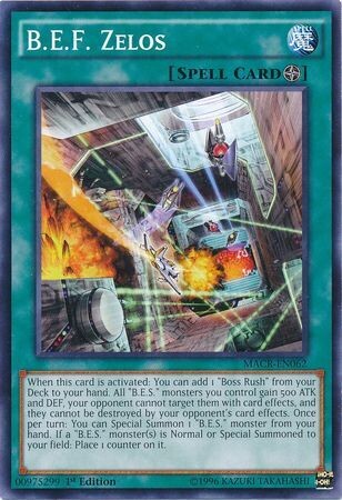 B.E.F. Zelos - MACR-EN062 - Common 1st Edition
Maximum Crisis 1st Edition Singles