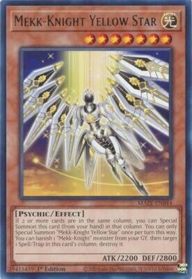 Mekk-Knight Yellow Star - MAZE-EN044 - Rare 1st Edition Maze of Memories 1st Edition Singles