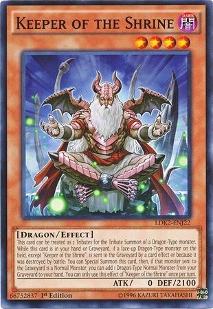 Keeper of the Shrine - LDK2-ENJ22 - Common 1st Edition Legendary Decks II - Joey