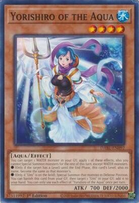 Yorishiro of the Aqua - DABL-EN092 - Common 1st Edition Darkwing Blast 1st Edition Singles