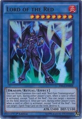 Lord of the Red - DRL3-EN068 - Ultra Rare 1st Edition Dragons of Legend Unleashed 1st Edition Singles
