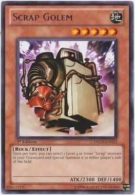Scrap Golem - DREV-EN023 - Rare 1st Edition
Duelist Revolution 1st Edition Singles