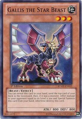 Gallis the Star Beast - RYMP-EN013 - Common 1st Edition Ra Yellow Mega Pack 1st Edition Singles