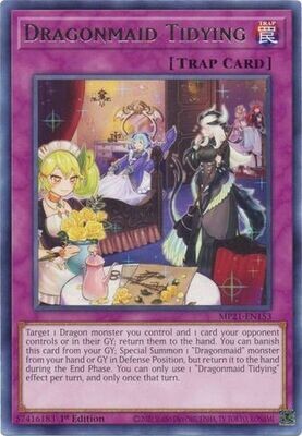 Dragonmaid Tidying - MP21-EN153 - Rare 1st Edition 2021 Mega-Tin: Ancient Battles 1st Edition Singles