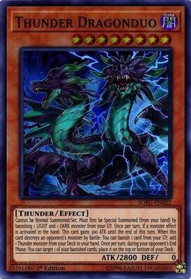 Thunder Dragonduo - SOFU-EN022 - Super Rare 1st Edition Soul Fusion 1st Edition Singles