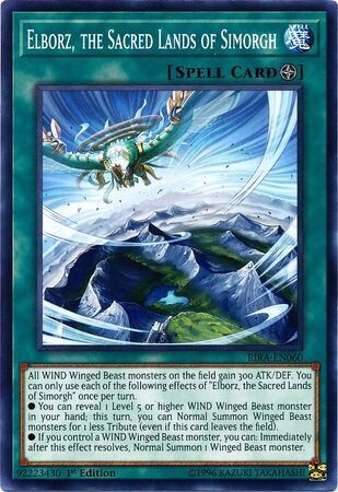 Elborz, the Sacred Lands of Simorgh - RIRA-EN060 - Common 1st Edition Rising Rampage [RIRA] 1st Edition Singles