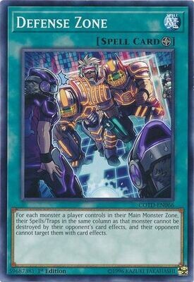 Defense Zone - COTD-EN066 - Common 1st Edition
Code of the Duelist 1st Edition Singles