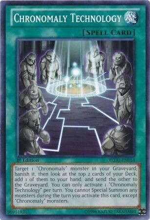 Chronomaly Technology - REDU-EN054 - Common 1st Edition Return of the Duelist 1st Edition Singles