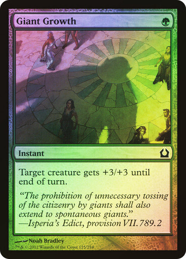 Giant Growth 125/274 - Return to Ravnica (FOIL)