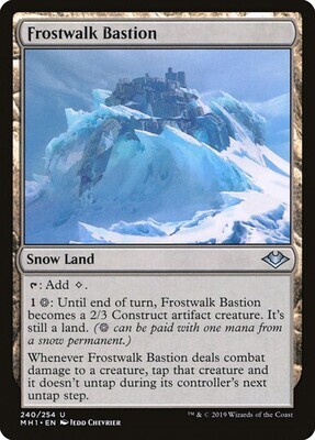 Frostwalk Bastion
Modern Horizons
English
Non-foil
