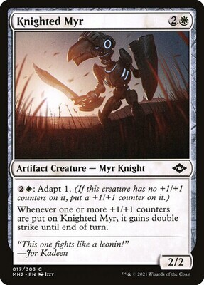 Knighted Myr
Modern Horizons 2
English
Non-foil