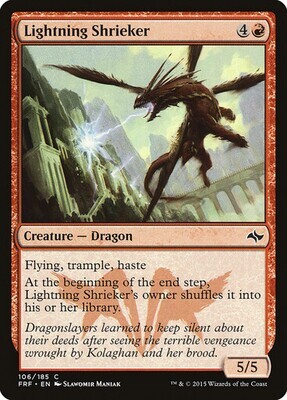 Lightning Shrieker
Fate Reforged
English
Non-foil