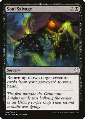 Soul Salvage
Dominaria
English
Non-foil