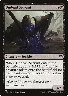Undead Servant Magic Origins English Non-foil