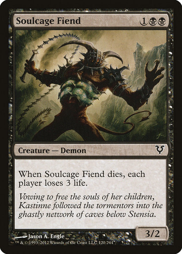 Soulcage Fiend
Avacyn Restored
English
Non-foil