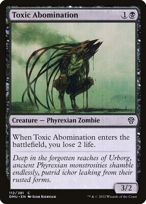 Toxic Abomination Dominaria United English Non-foil