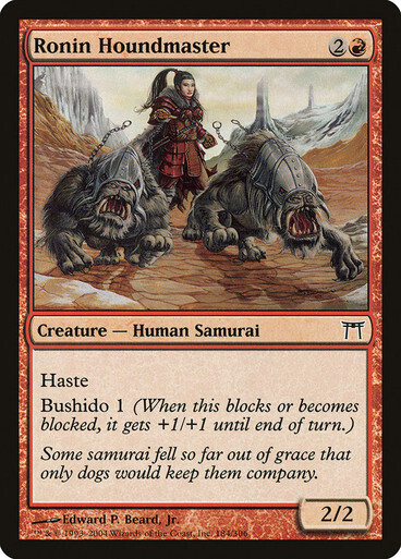 Ronin Houndmaster
Champions of Kamigawa
English
Non-foil
