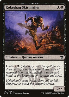 Kolaghan Skirmisher
Dragons of Tarkir
English
Non-foil