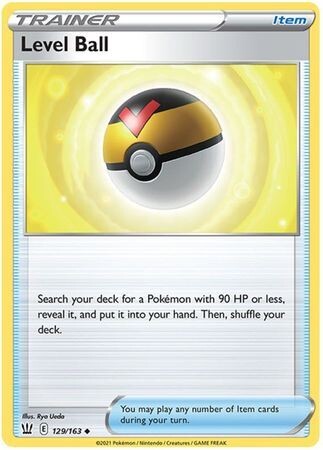 Level Ball - 129/163 - Uncommon Sword &amp; Shield: Battle Styles Singles