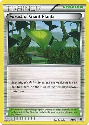 Forest of Giant Plants - 74/98 - Uncommon XY: Ancient Origins Singles