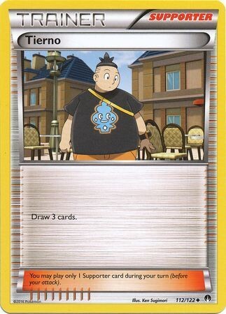 Tierno - 112/122 - Uncommon XY: Breakpoint Singles