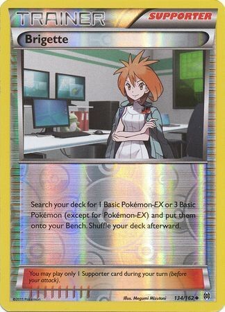 Brigette - 134/162 - Uncommon Reverse Holo
XY: Breakthrough Reverse Holo Singles