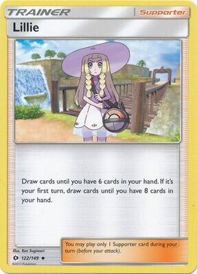 Lillie - 122/149 - Uncommon Sun &amp; Moon (Base Set) Singles