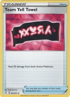 Team Yell Towel - 063/072 - Uncommon
Shining Fates Singles *Espanol*