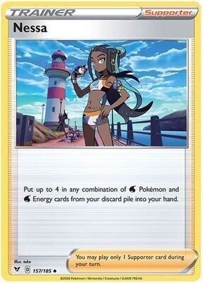 Nessa - 157/185 - Uncommon
Sword &amp; Shield: Vivid Voltage Singles