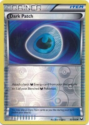Dark Patch - 93/108 - Uncommon Reverse Holo
Black &amp; White 5: Dark Explorers Reverse Holo Singles