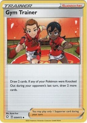 Gym Trainer - 059/072 - Uncommon Shining Fates Singles