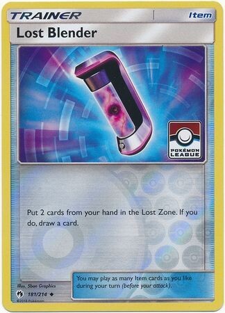 Lost Blender - 181/214 - League Promo
Pokemon Championship/League/Organized Play Promos