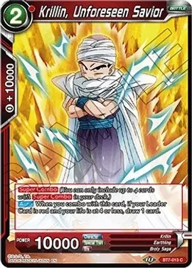 Krillin, Unforeseen Savior - Assault of the Saiyans (DBS-B07) Assault of the Saiyans