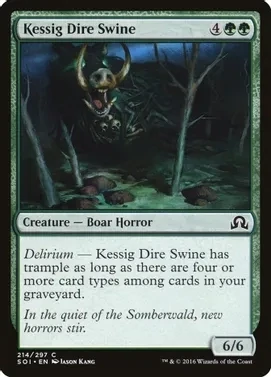 Kessig Dire Swine 214/279 - Shadows over Innistrad (SOI)
