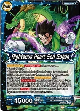 Son Gohan // Righteous Heart Son Gohan - Miraculous Revival (DBS-B05)
Miraculous Revival